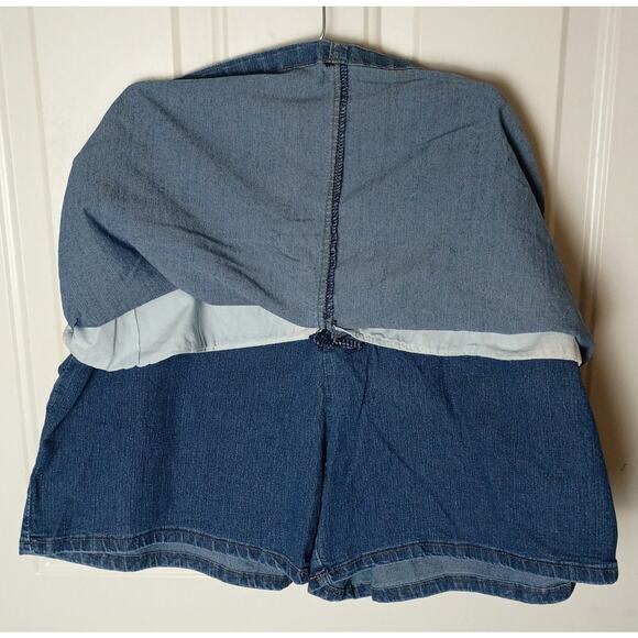 St. John's Bay Women 18W Medium Wash Denim Classic Comfort Preppy Skort - Picture 4 of 6